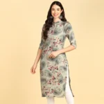 Women's Floral Lawn Kurti