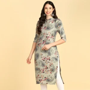 Women's Floral Lawn Kurti